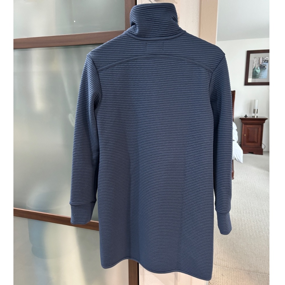 MPG Mondetta Performance Gear Ottoman Long Jacket - Iron Blue Size XS - Picture 3 of 10